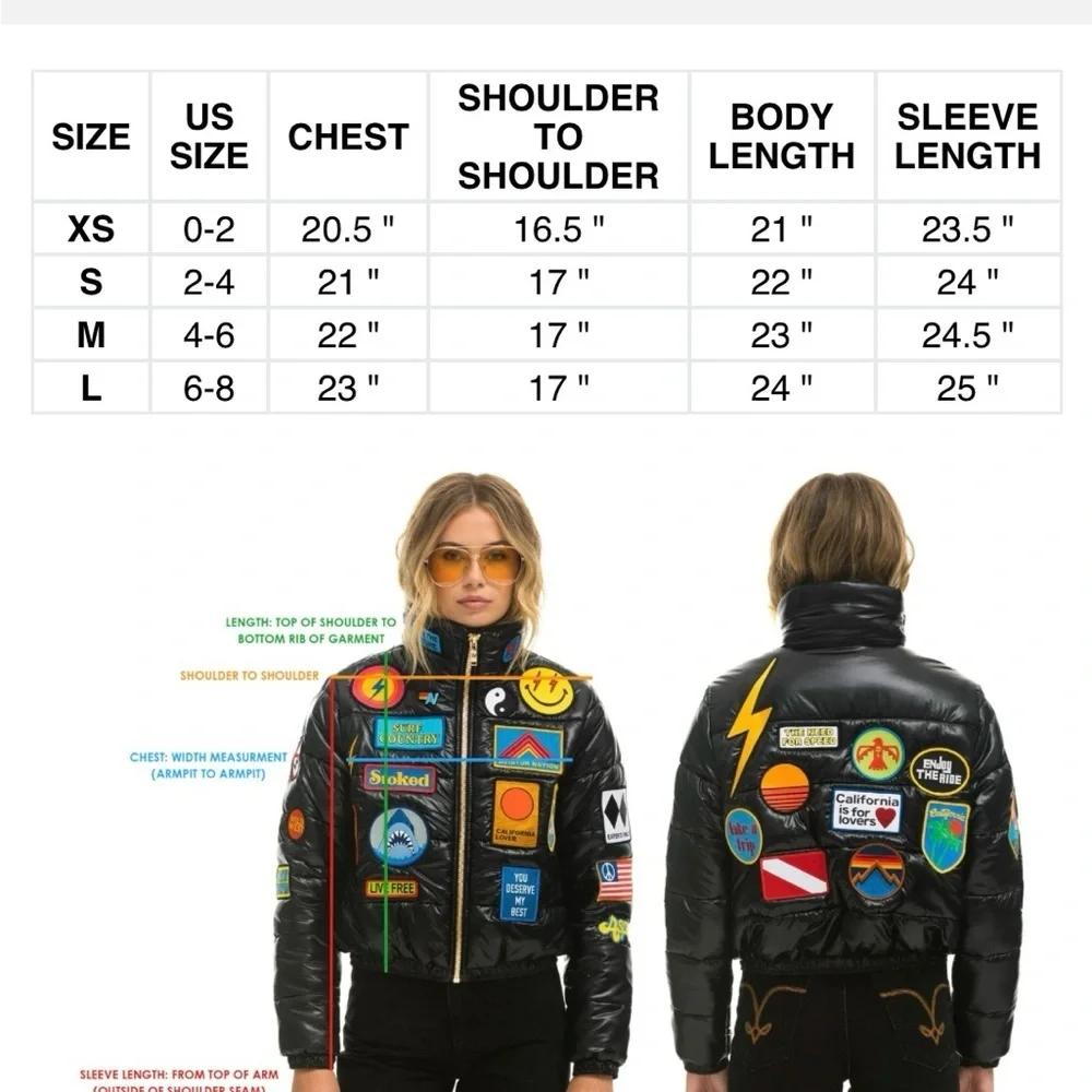 RARE Aviator Nation Sunburst Jacket Dresden NWT — Discontinued Collector Color - Picture 6 of 6